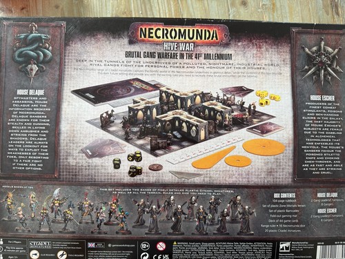 Necromunda hive war - war, dice