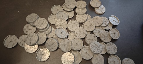 Necromunda 40mm bases - necromunda, |